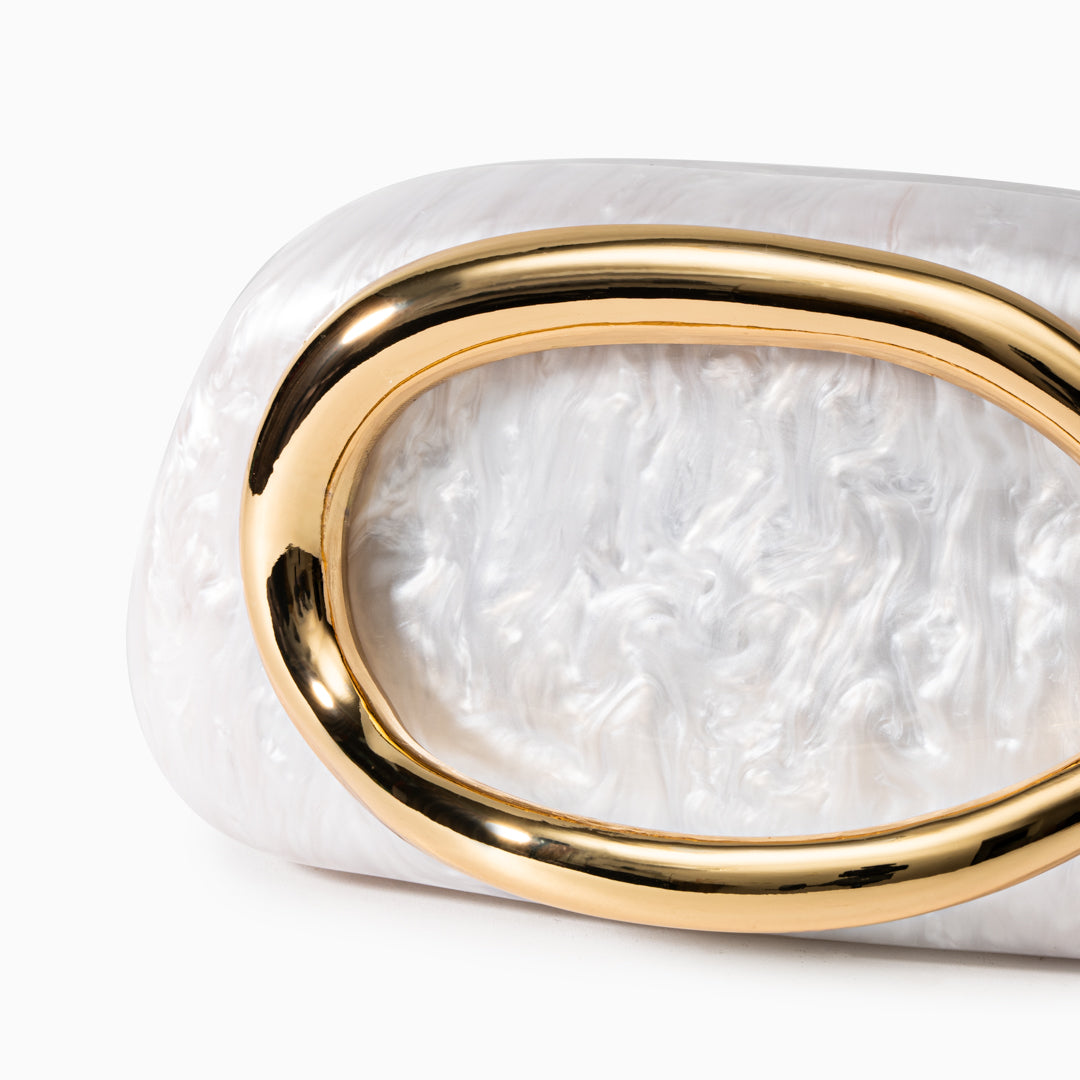 Eszter - Táska Gyöngyházfényű Kivitel Részletek