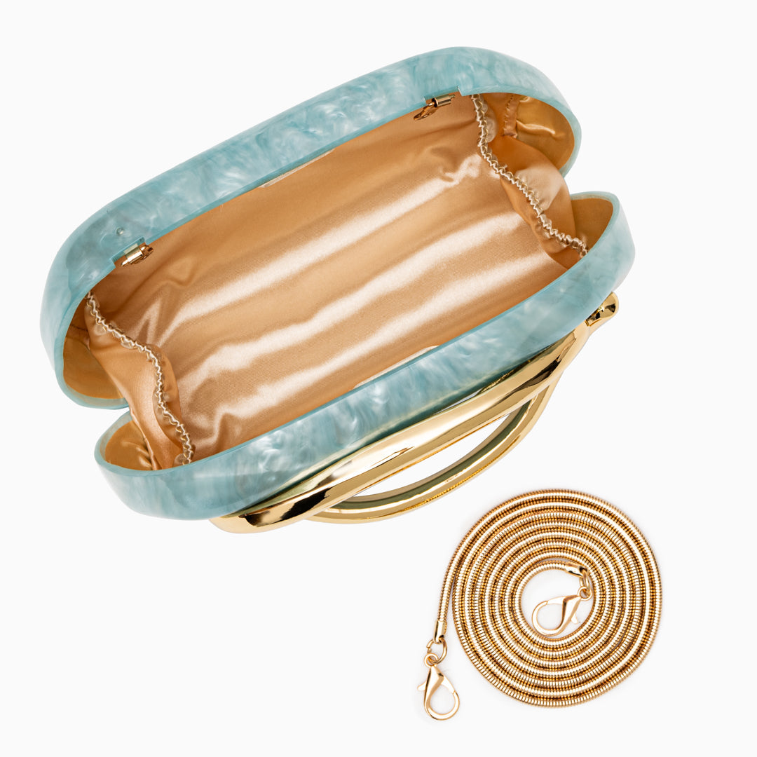 Eszter - Táska Gyöngyházfényű Kivitel Részletek