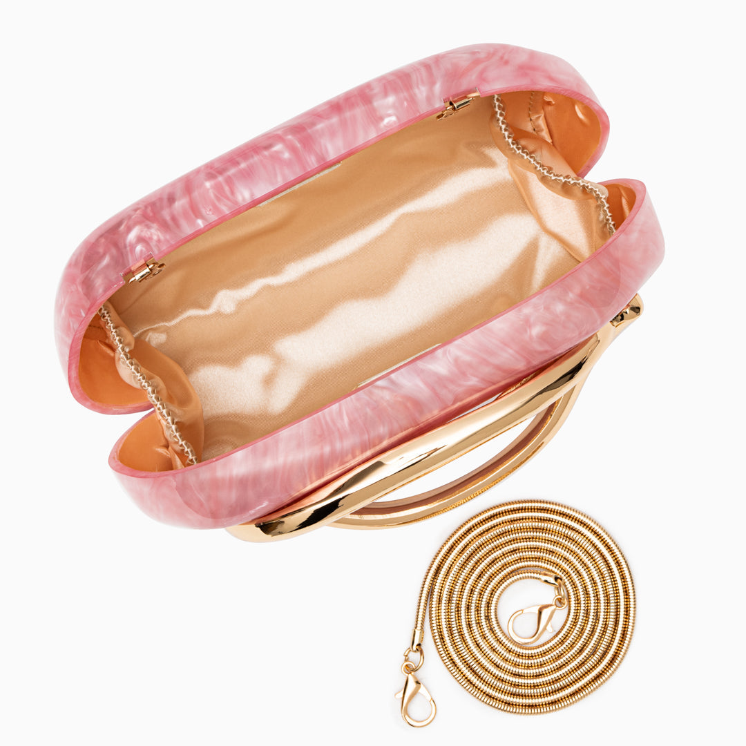 Eszter - Táska Gyöngyházfényű Kivitel Részletek