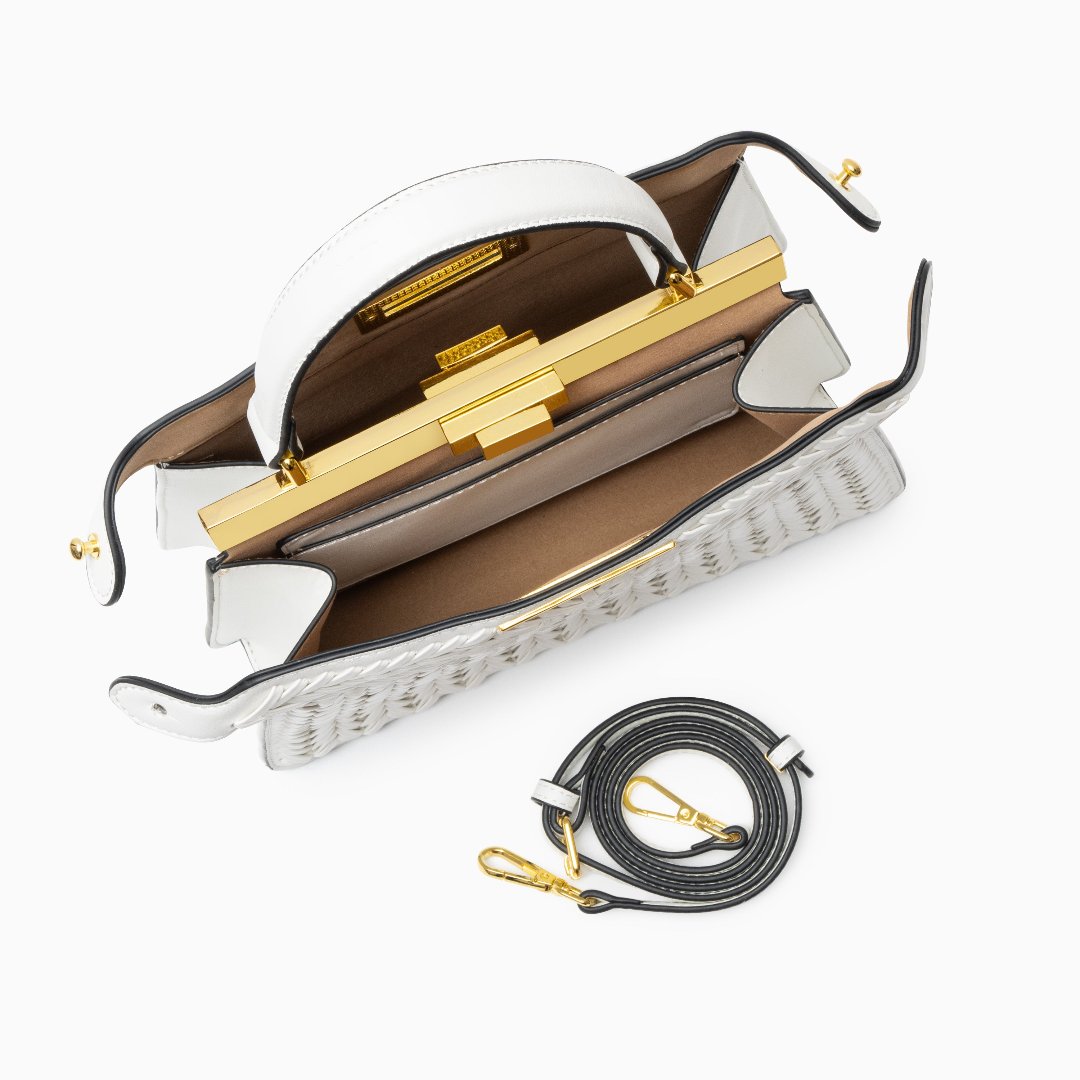 Sarolta - Táska Kézzel Szőtt Textúra Tároló Koncepció