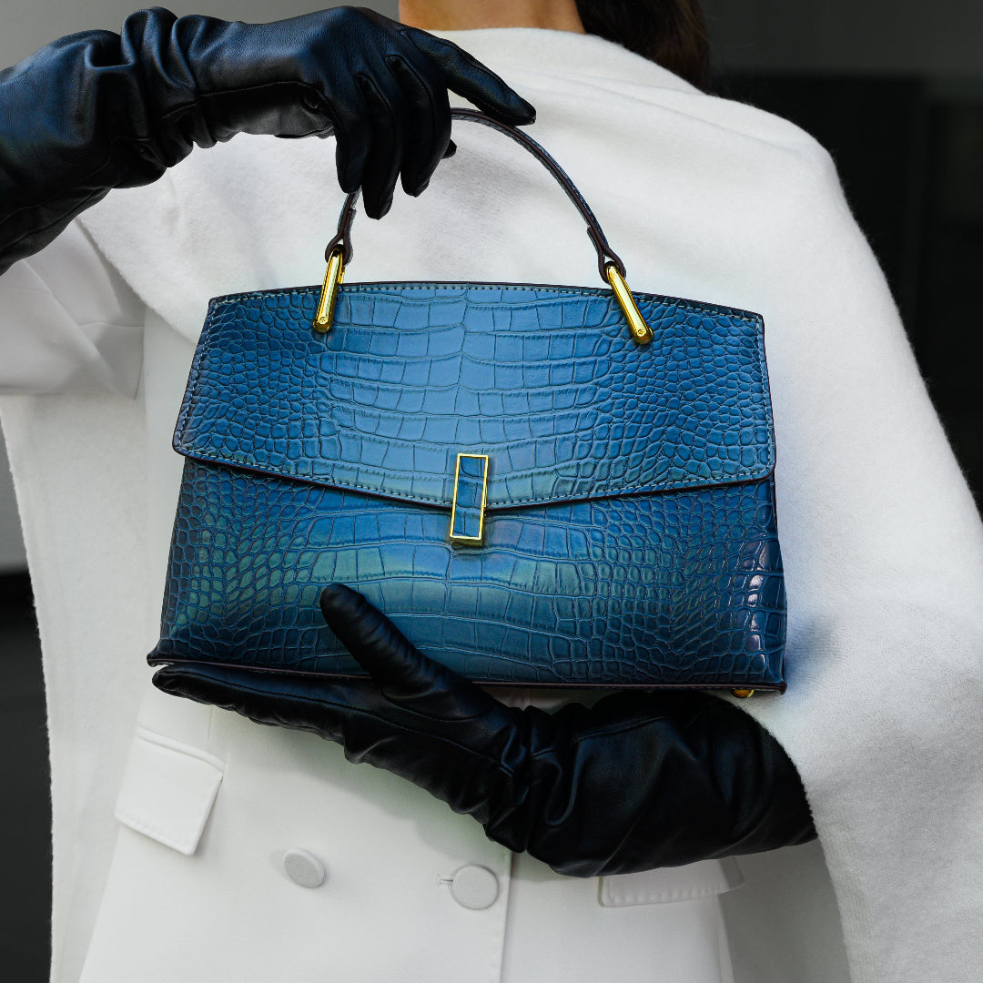 Katinka - Táska Krokodilbőrhatásúfelületelem Kompakt Kivitel Mindennapokra