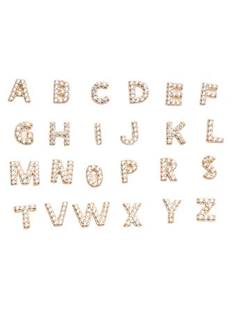 Hanna - Betű Fülbevalók 18k Arany