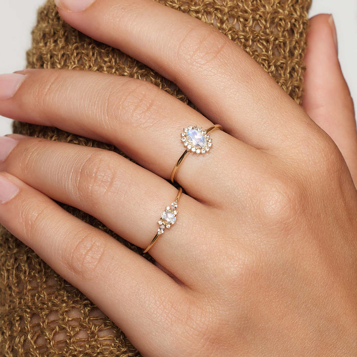 Lioravelle - Lila Gyémánt Gyűrű 18k Arany