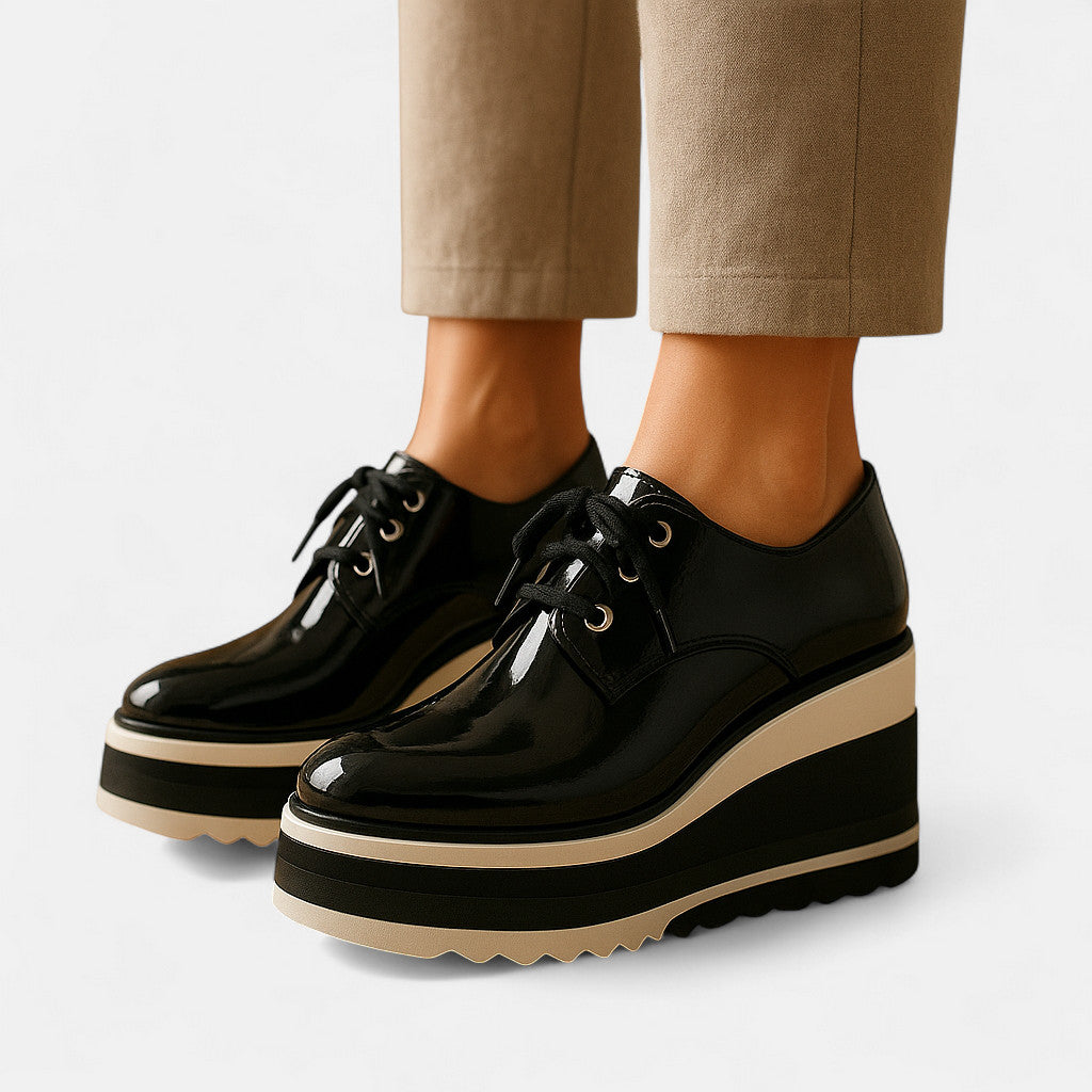 Chiara - Ortopéd Platform Derby