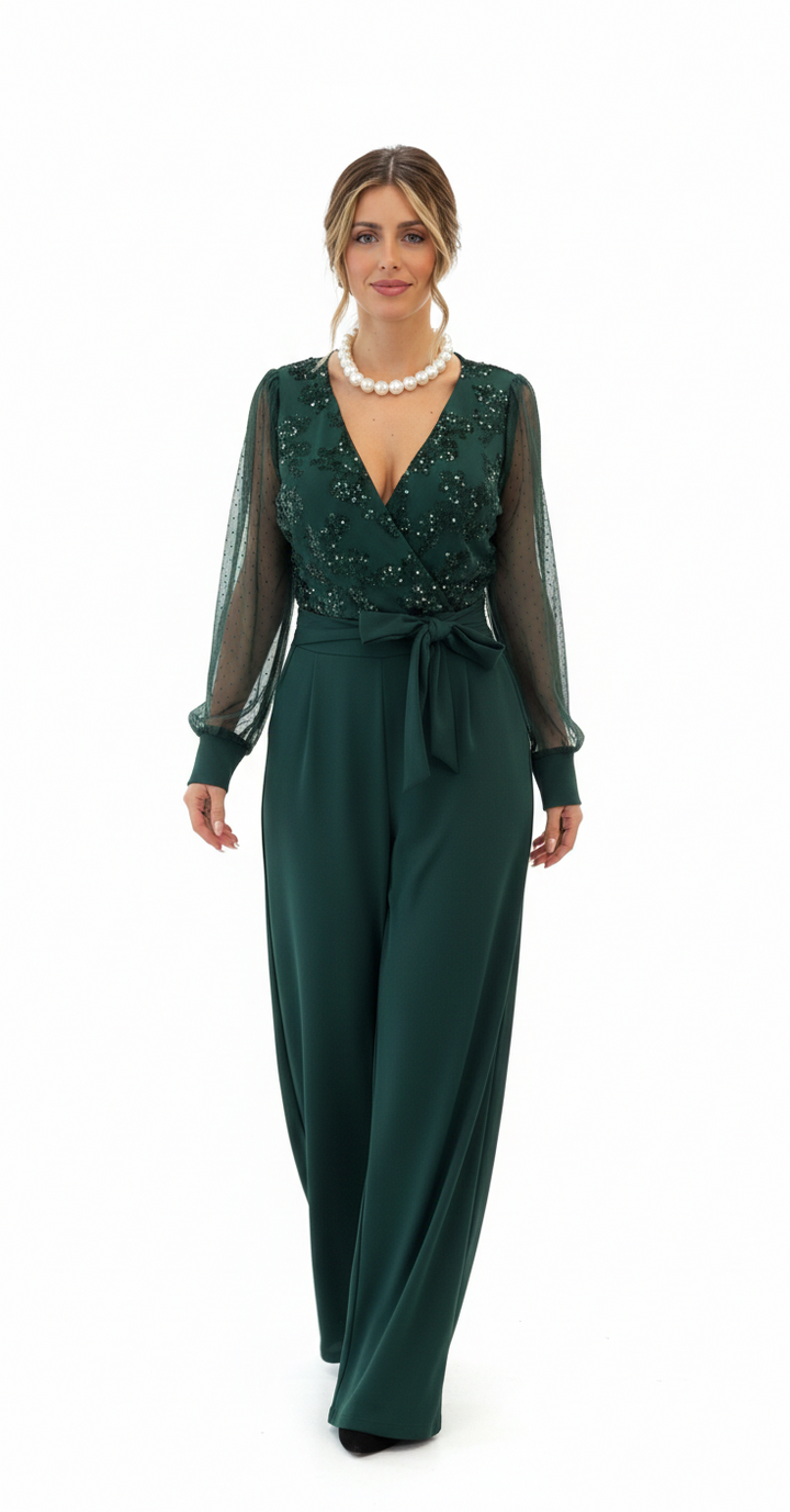 Tereza - Elegáns overall finom részletekkel és lágy szabással