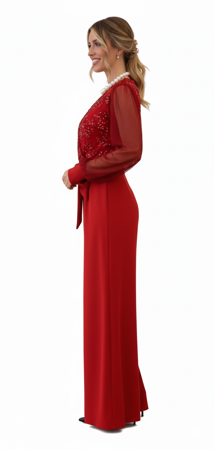 Tereza - Elegáns overall finom részletekkel és lágy szabással