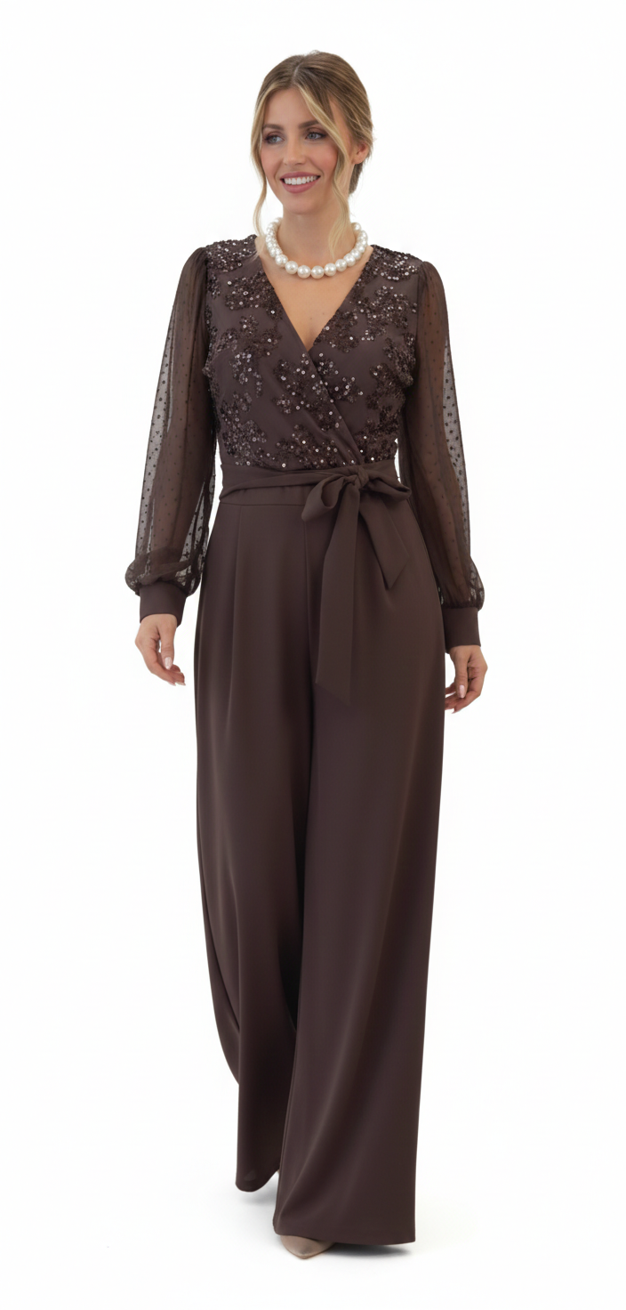 Tereza - Elegáns overall finom részletekkel és lágy szabással