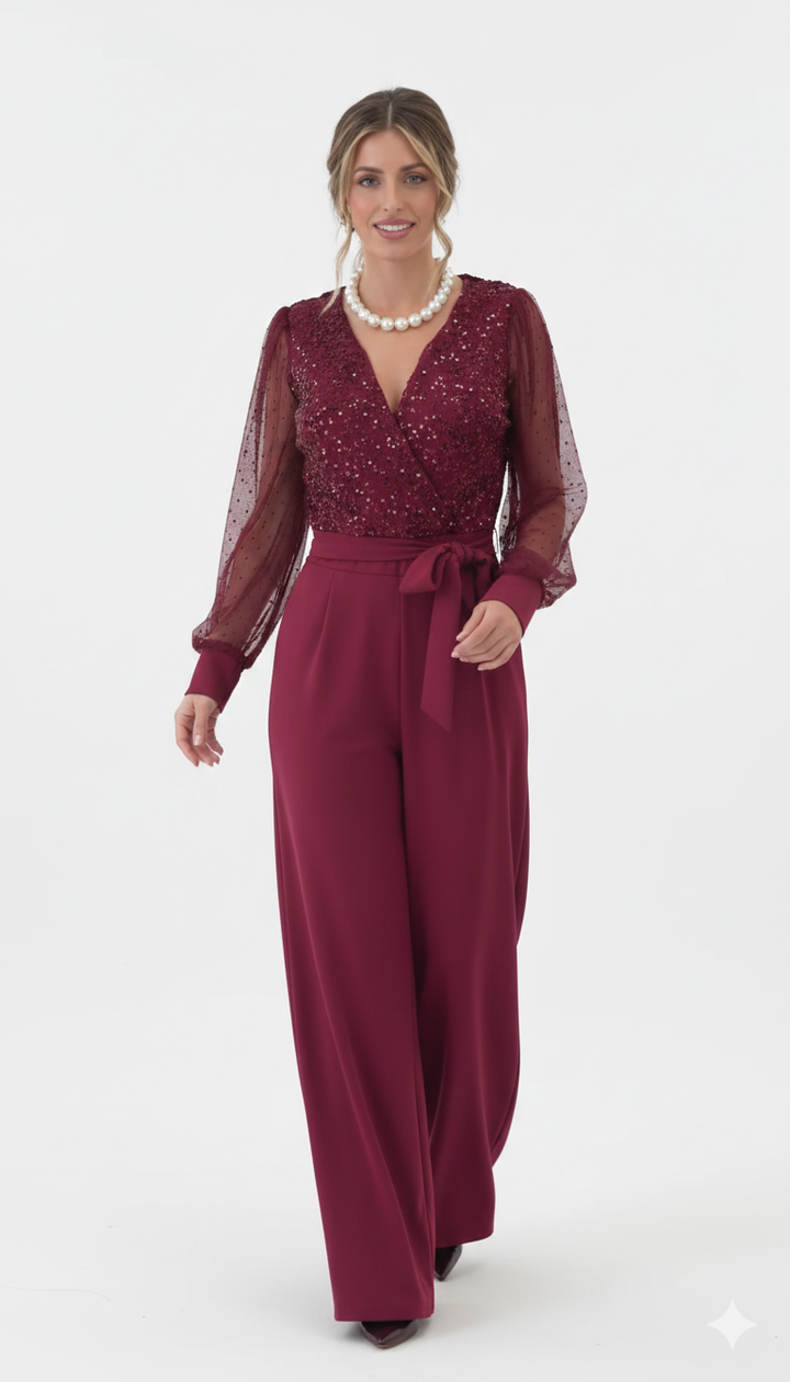 Tereza - Elegáns overall finom részletekkel és lágy szabással