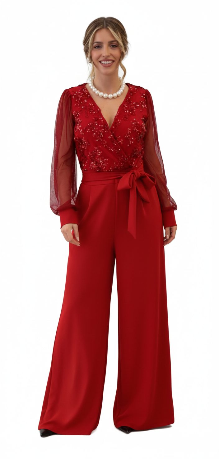 Tereza - Elegáns overall finom részletekkel és lágy szabással