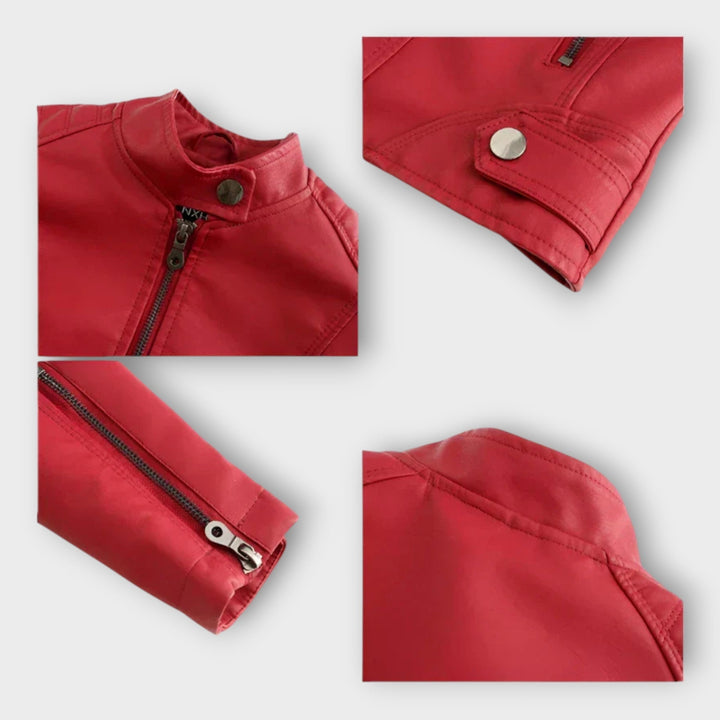 Nóra - Elegáns bőrkabát minden alkalomra