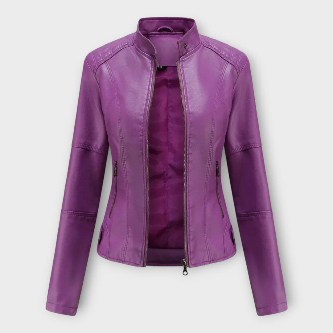 Nóra - Elegáns bőrkabát minden alkalomra