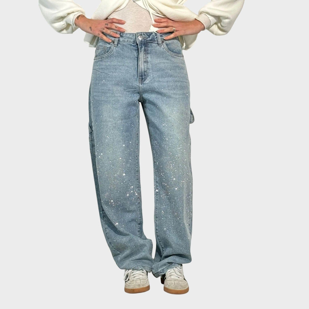 Liora - Farmernadrág Széles Szabás