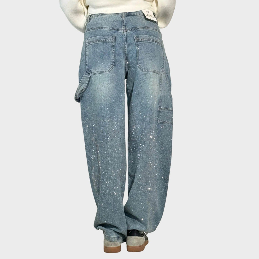 Liora - Farmernadrág Széles Szabás