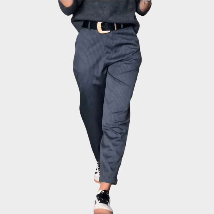 Jázmin - Teljes Hosszúságú Nadrágok Bordázott Textúra