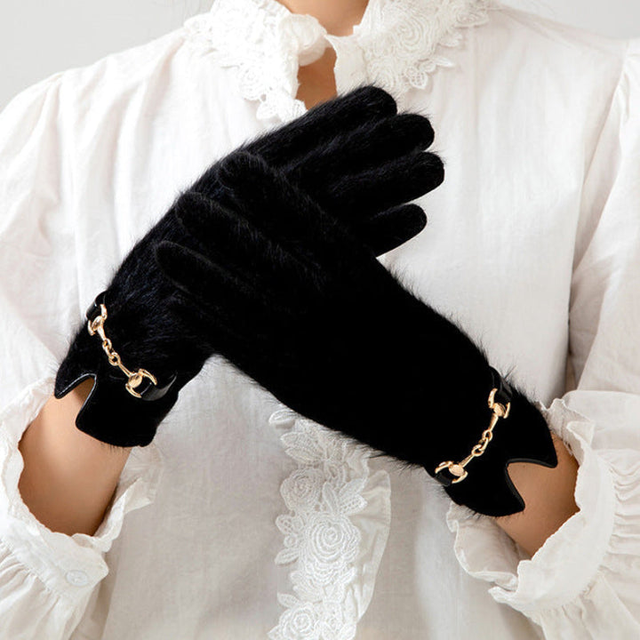 Zsuzsanna - Kesztyű Arany Lánc Mintázat