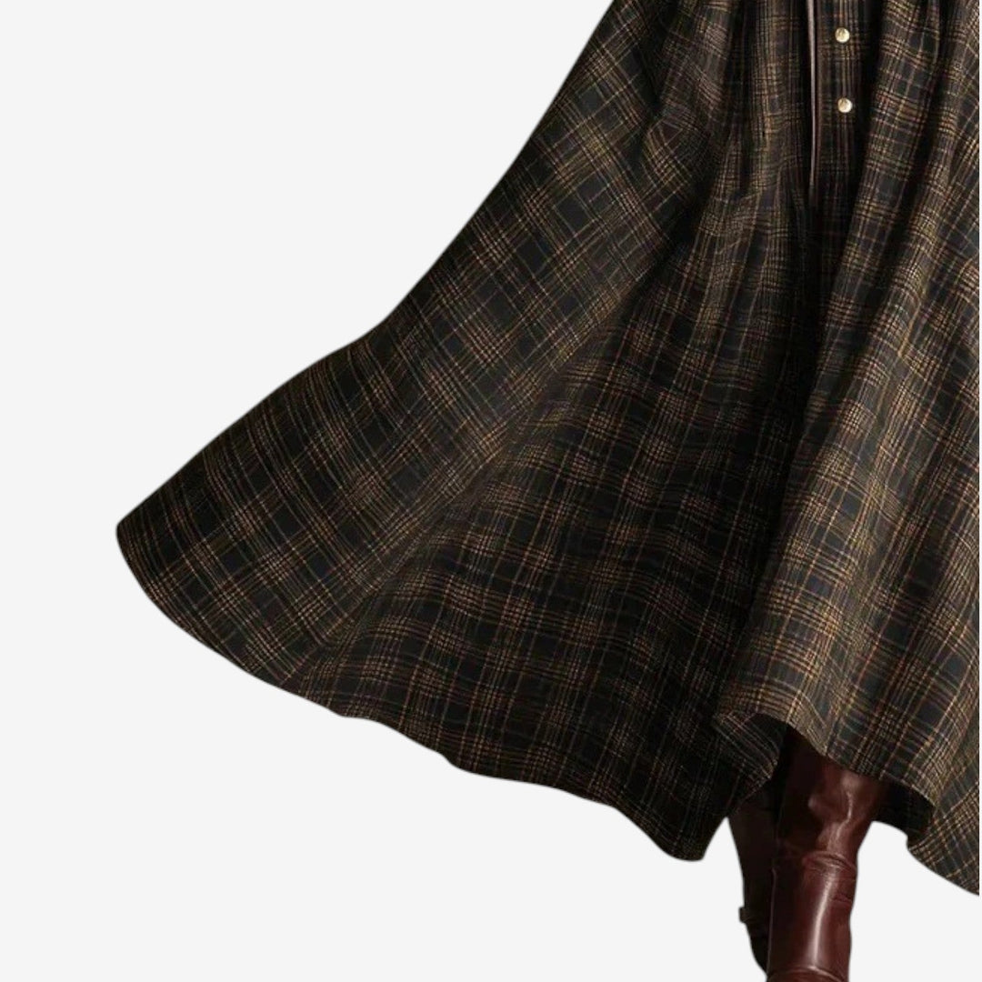 Sára Emília - Klasszikus vintage maxi ruha