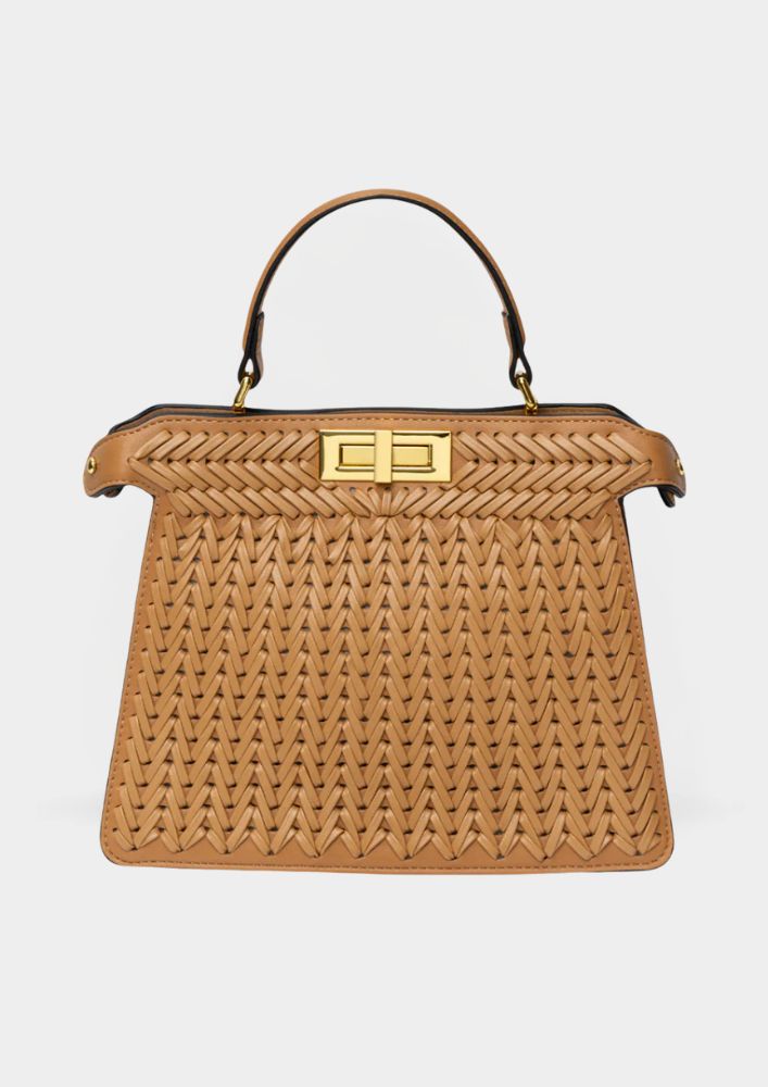 Sarolta - Táska Kézzel Szőtt Textúra Tároló Koncepció