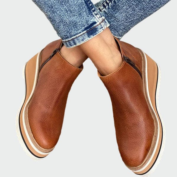 Laura - Bőr csizmák Inkas