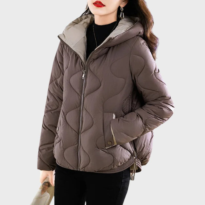 Stefania – Meleg női téli dzseki kapucnival