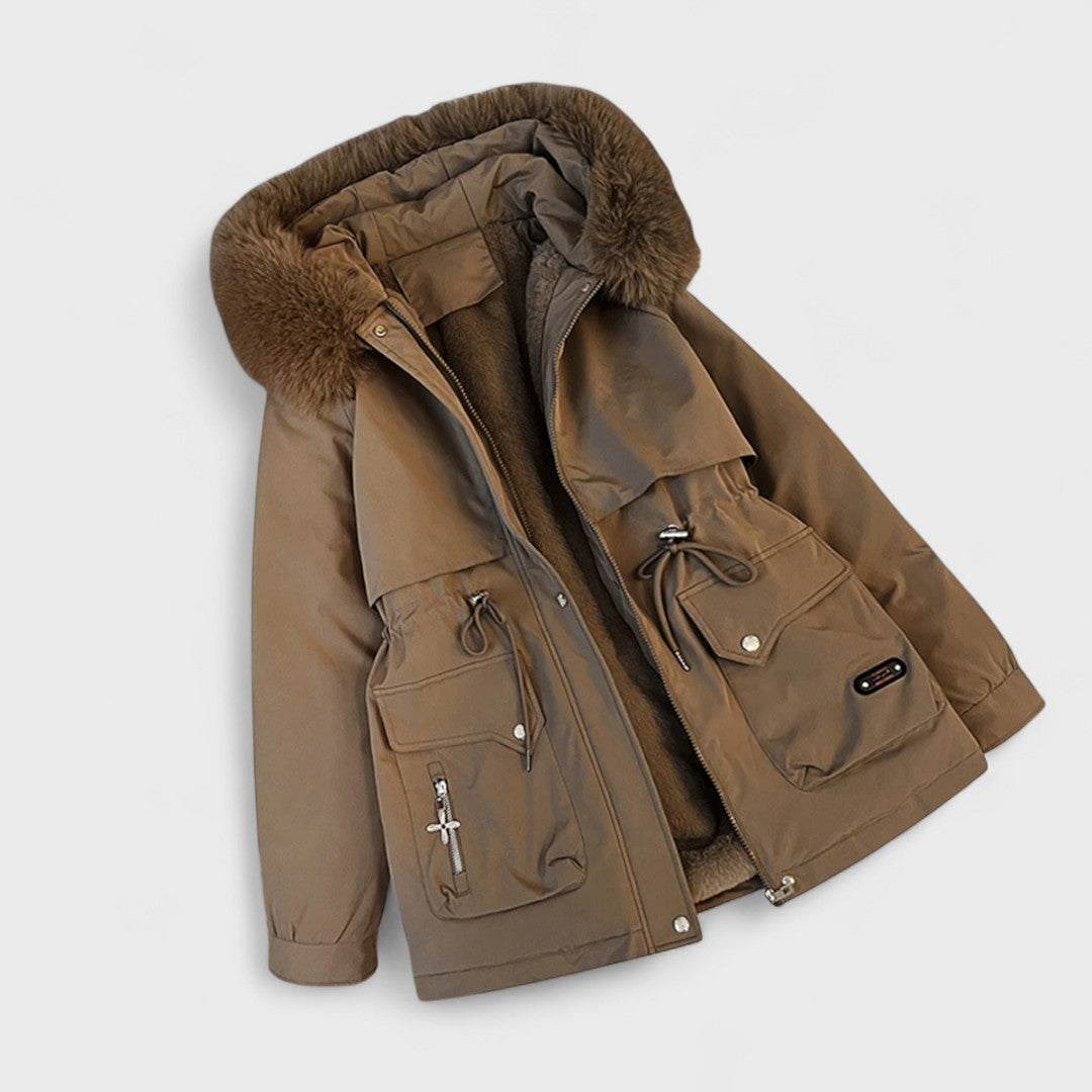 Elena – Stílusos női téli kabát modern dizájnnal