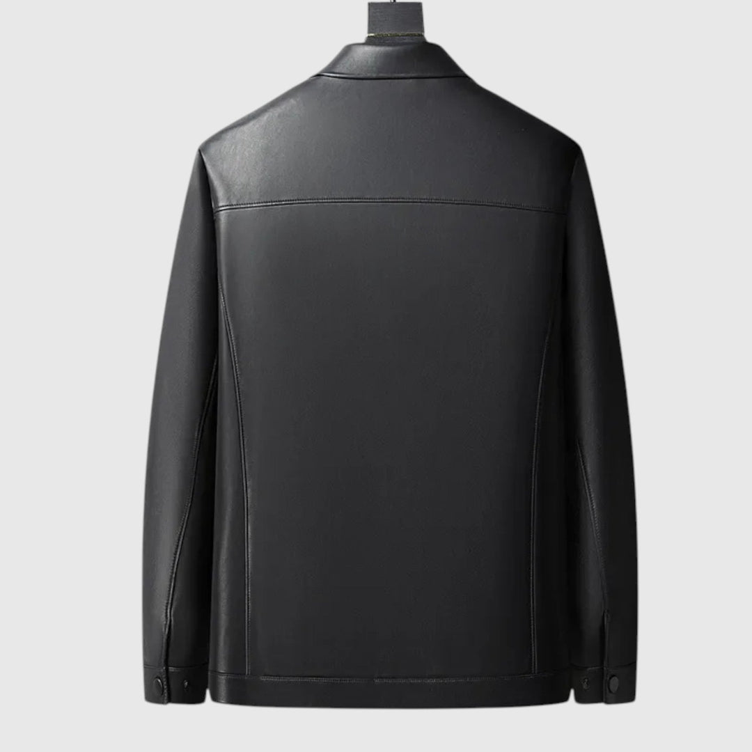 Barnabás - Férfi Bőrkabát Látványosság Változatosság Karakter Viselet