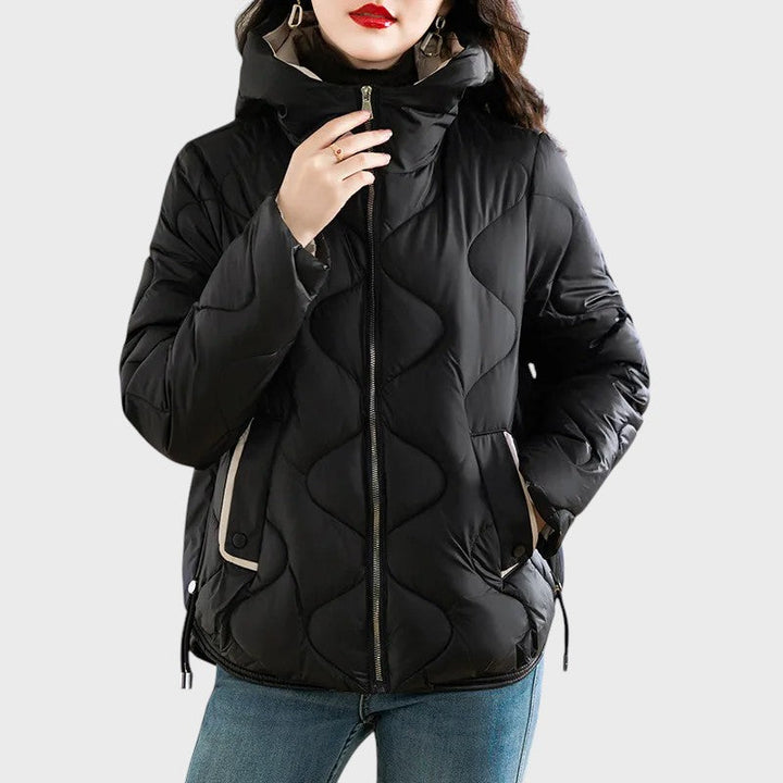 Stefania – Meleg női téli dzseki kapucnival