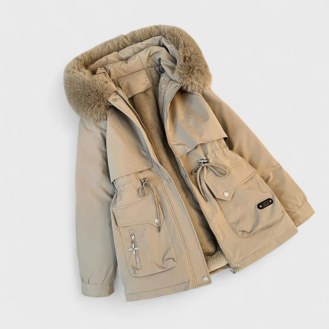 Elena – Stílusos női téli kabát modern dizájnnal