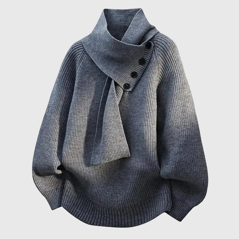 Arielle - Cozy Scarf-Neck Sweater