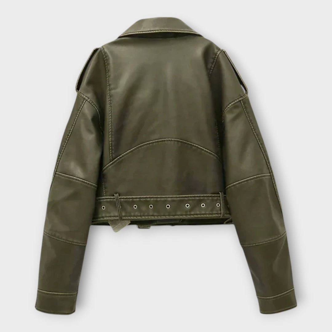 Fanni - Elegáns bőrkabát minden alkalomra