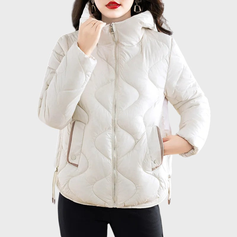 Stefania – Meleg női téli dzseki kapucnival