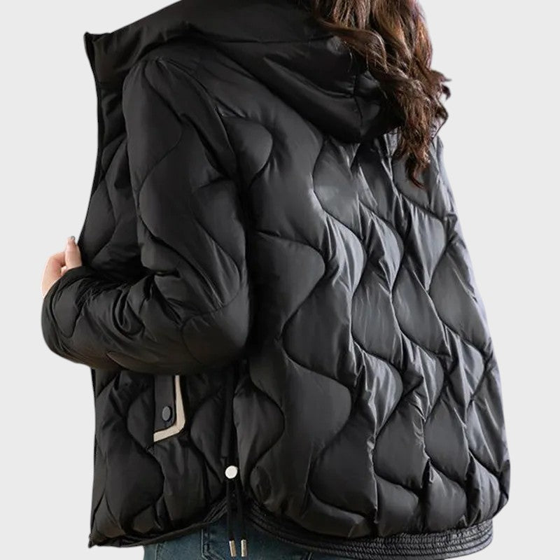 Stefania – Meleg női téli dzseki kapucnival