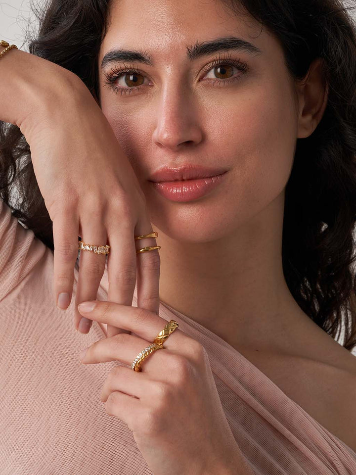 Tazalyette - Gyémánt Gyűrű 18k