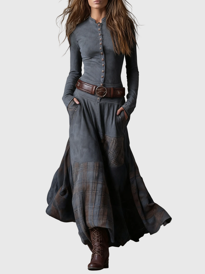 Azucena - Maxiruha övvel, öko-velúr anyagból