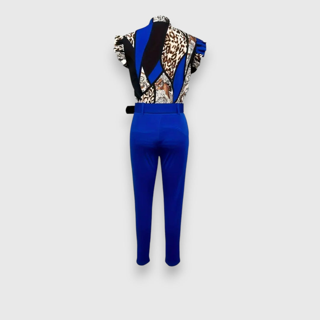 Modern Leopárdmintás Kételemes Szett