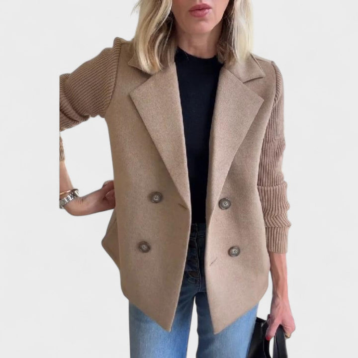 Valentina - Elegáns zakó kötött ujjal