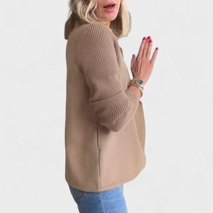 Valentina - Elegáns zakó kötött ujjal