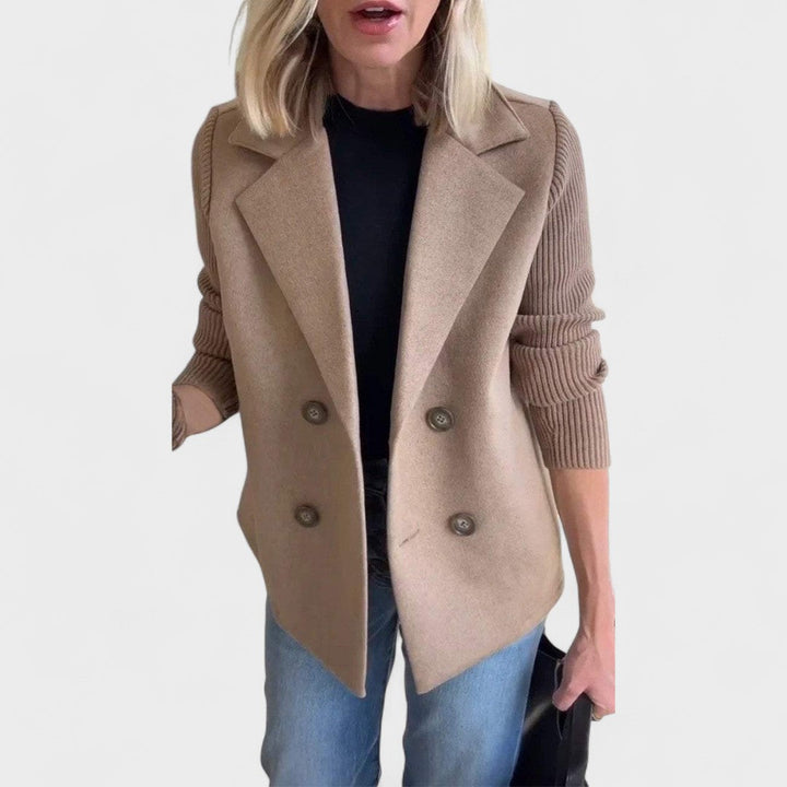 Valentina - Elegáns zakó kötött ujjal