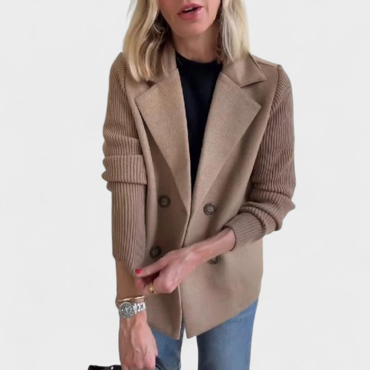 Valentina - Elegáns zakó kötött ujjal