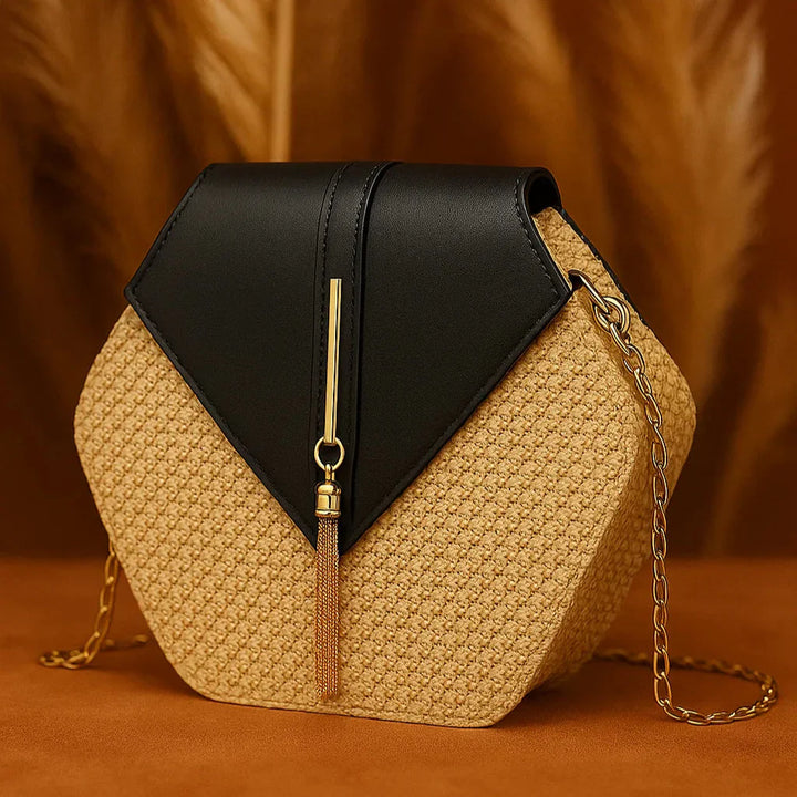 Vanda - Crossbody Táska Hatszög Alakja Záródás