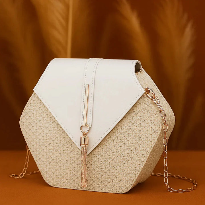 Vanda - Crossbody Táska Hatszög Alakja Záródás