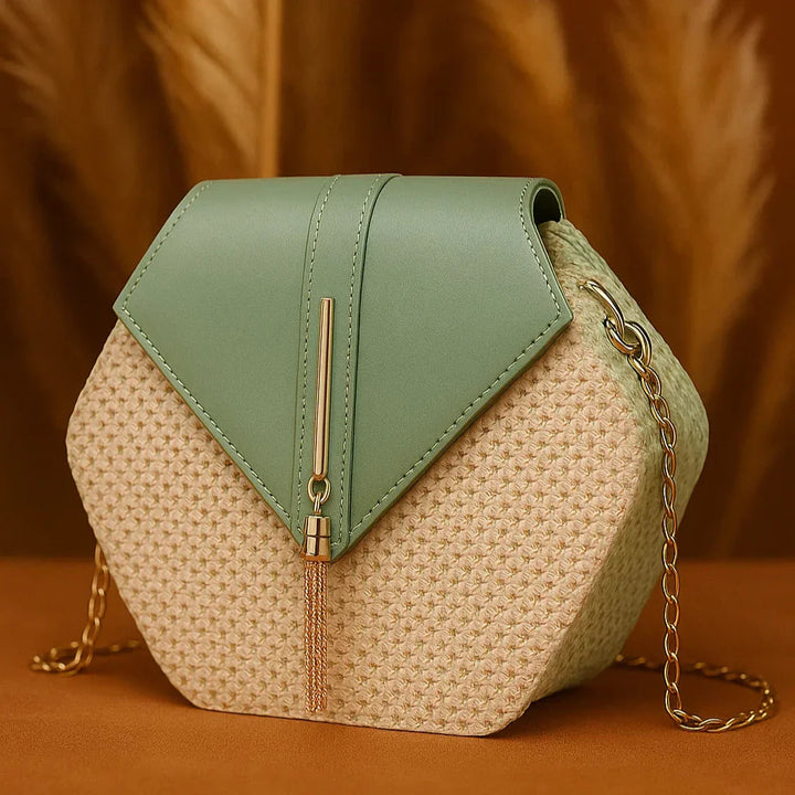 Vanda - Crossbody Táska Hatszög Alakja Záródás