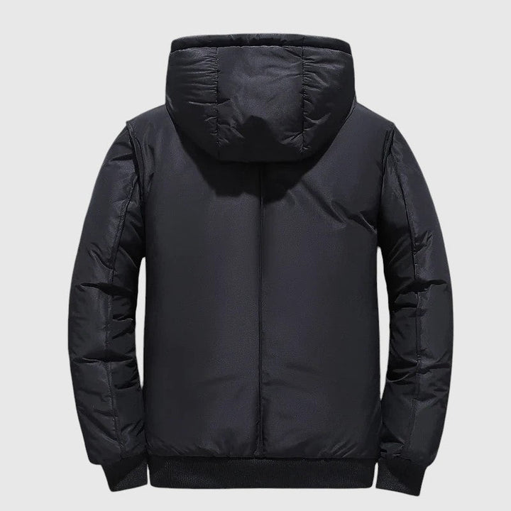 Josef - Pehelykabát kapucnival és tartós bevonattal