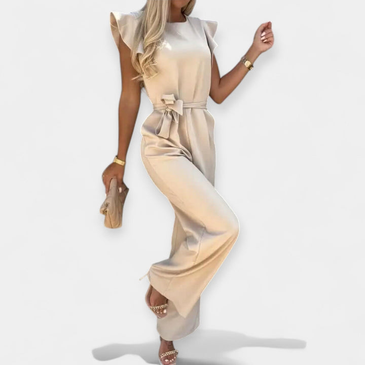 Women's Jumpsuit with Butterfly Sleeves
