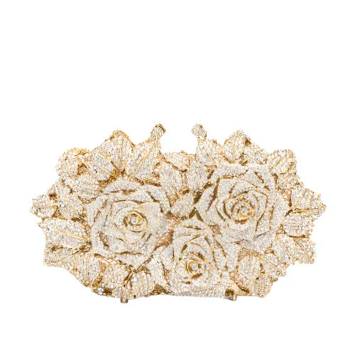 Korinna - Táska Kristályokkal Csomóval Pánttal Kialakítás Részletek