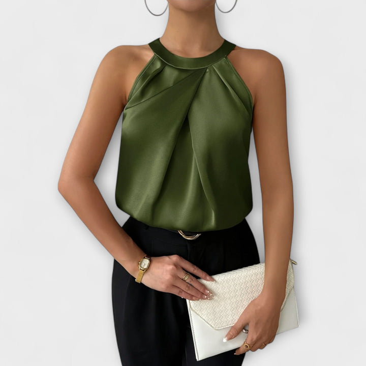 Skye - Elegáns Off-Shoulder Selyemblúz