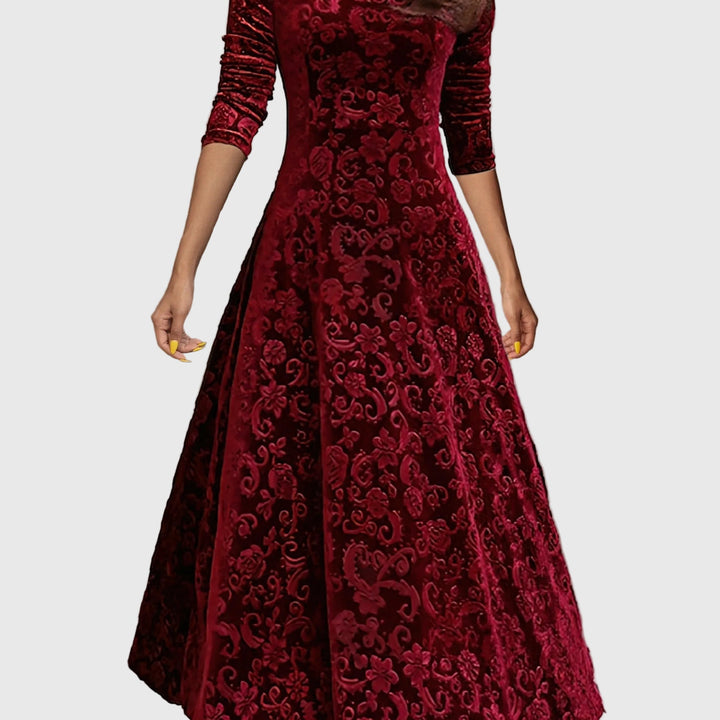 Nancy - Ünnepi Velúr Elegancia Ruha