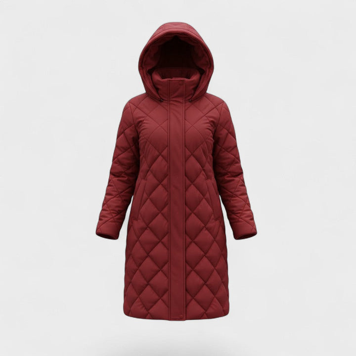 Bogná - Elegáns, kapucnis pufi dzseki