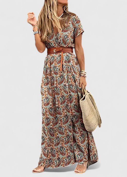 Lorraine - Stílusos Boho Maxi Ruha