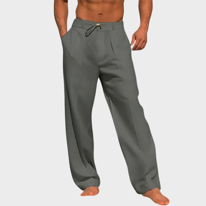 Jens - Világos és stílusos vászon nadrág nyárra