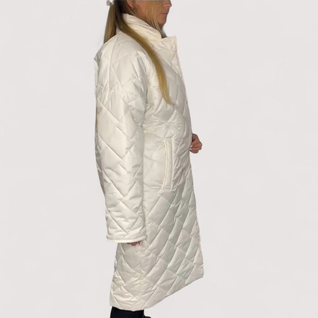 Ofira - Kétoldalas steppelt kabát leopárd béléssel